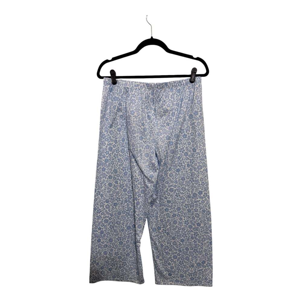 Size Large Kate Spade Ditsy Floral 2-Piece Short Sleeve Capri Pajama Set - Picture 5 of 5